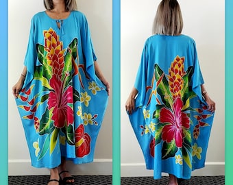 hawaiian kaftan dresses