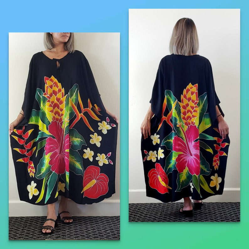 hawaiian kaftan dresses