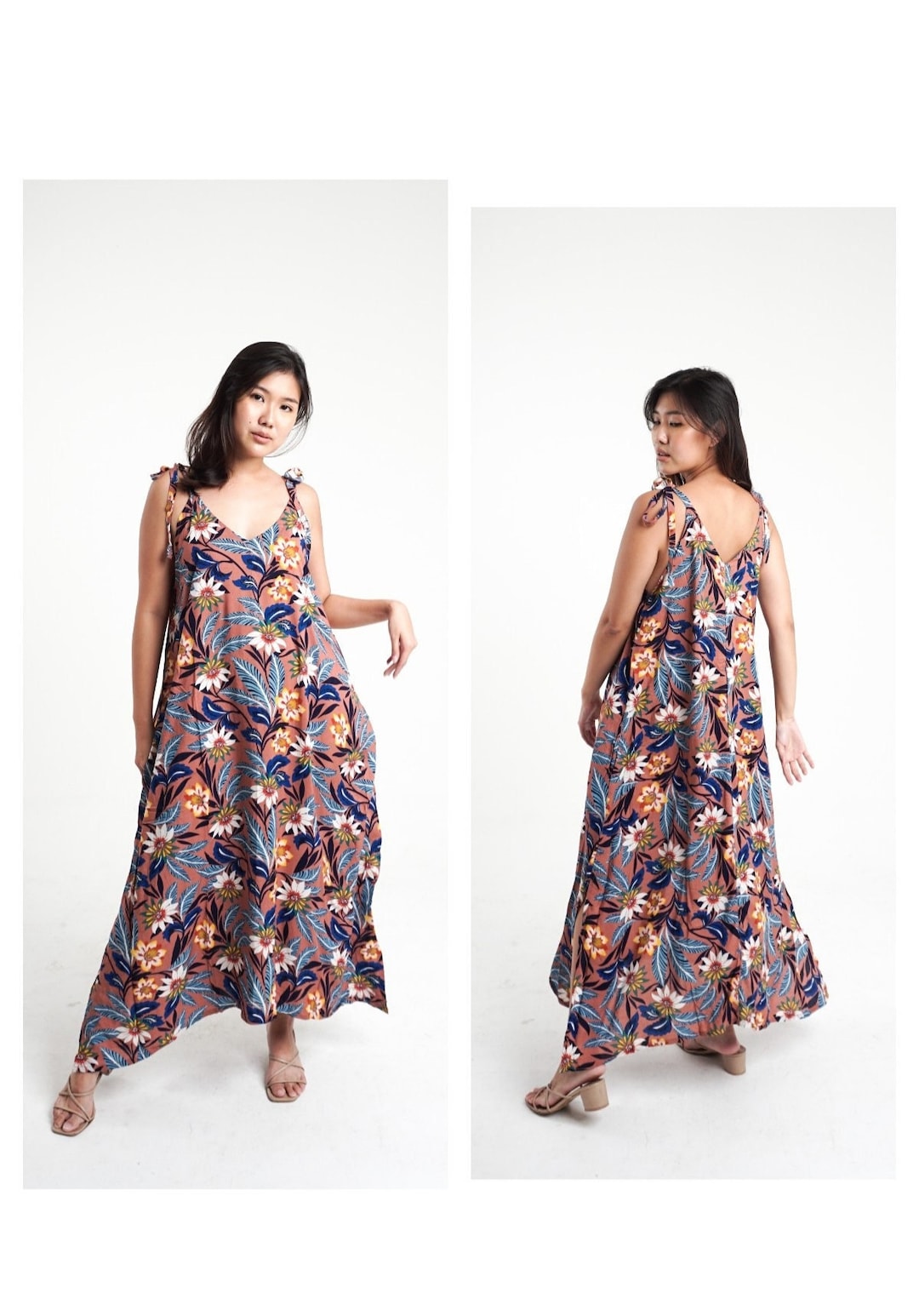 Hawaiian color Maxi Dress main image 1