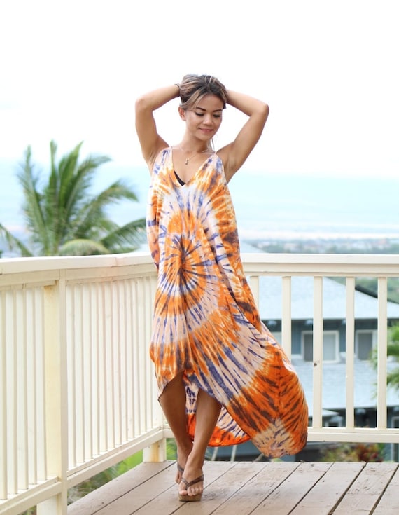 tie dye asymmetrical dress Cotton Tie Dye Asymmetrical Kurta Dress In Pink And White main image 0
