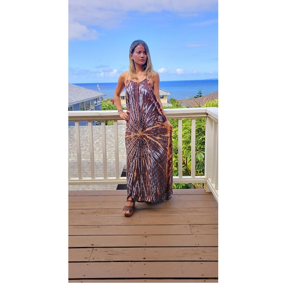 chinese dress ladies Racerback Elegant Maxi Pocket Dress in Viscose Silk