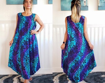 batik long dress