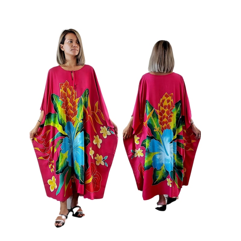 Tropical Floral kaftan main image 0