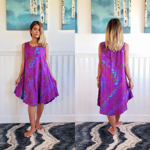 Vestido Batik Paraguas Corto Con Bolsillos Talla nica S XL Etsy