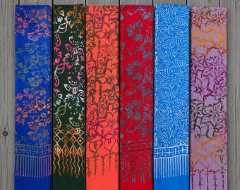 Bali Batik Sarong Beach Coverup With Coconut Buckle, Hawaiian Pareo Wrap, Tropical Swimsuit Coverup, Boho Resort Wear, 6 Different Designs
