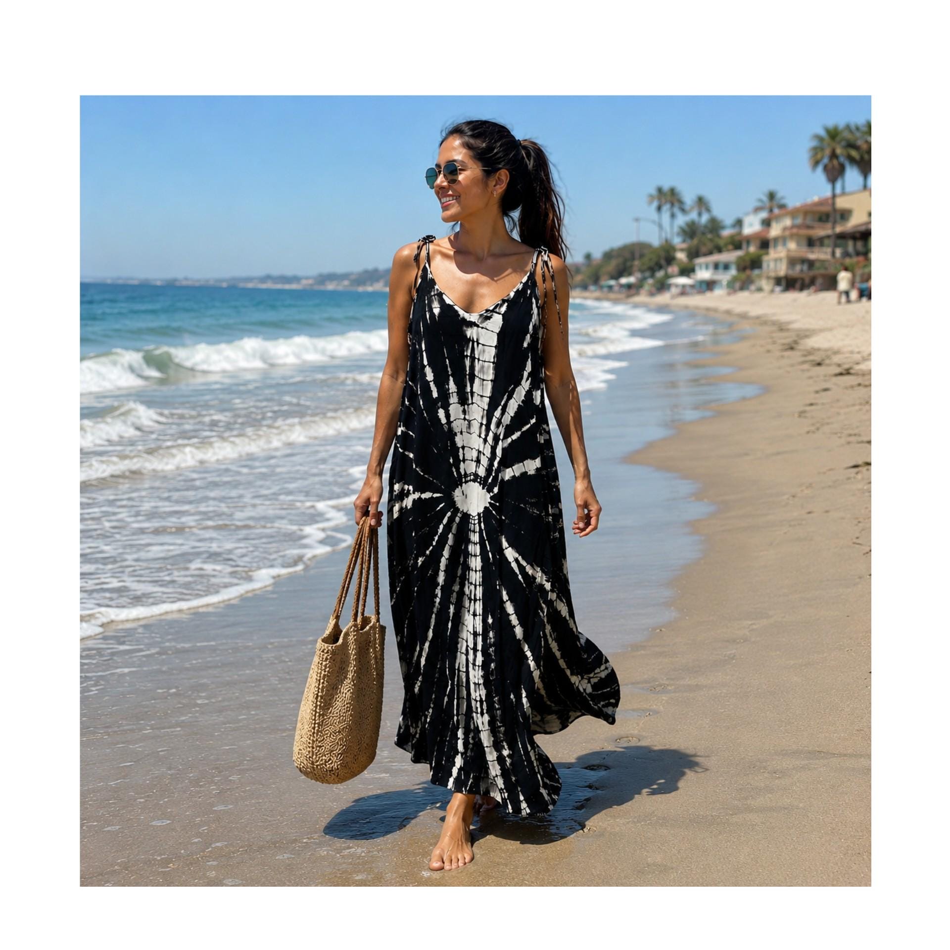 long flowy hippie dresses Maxi Dress fitted jersey