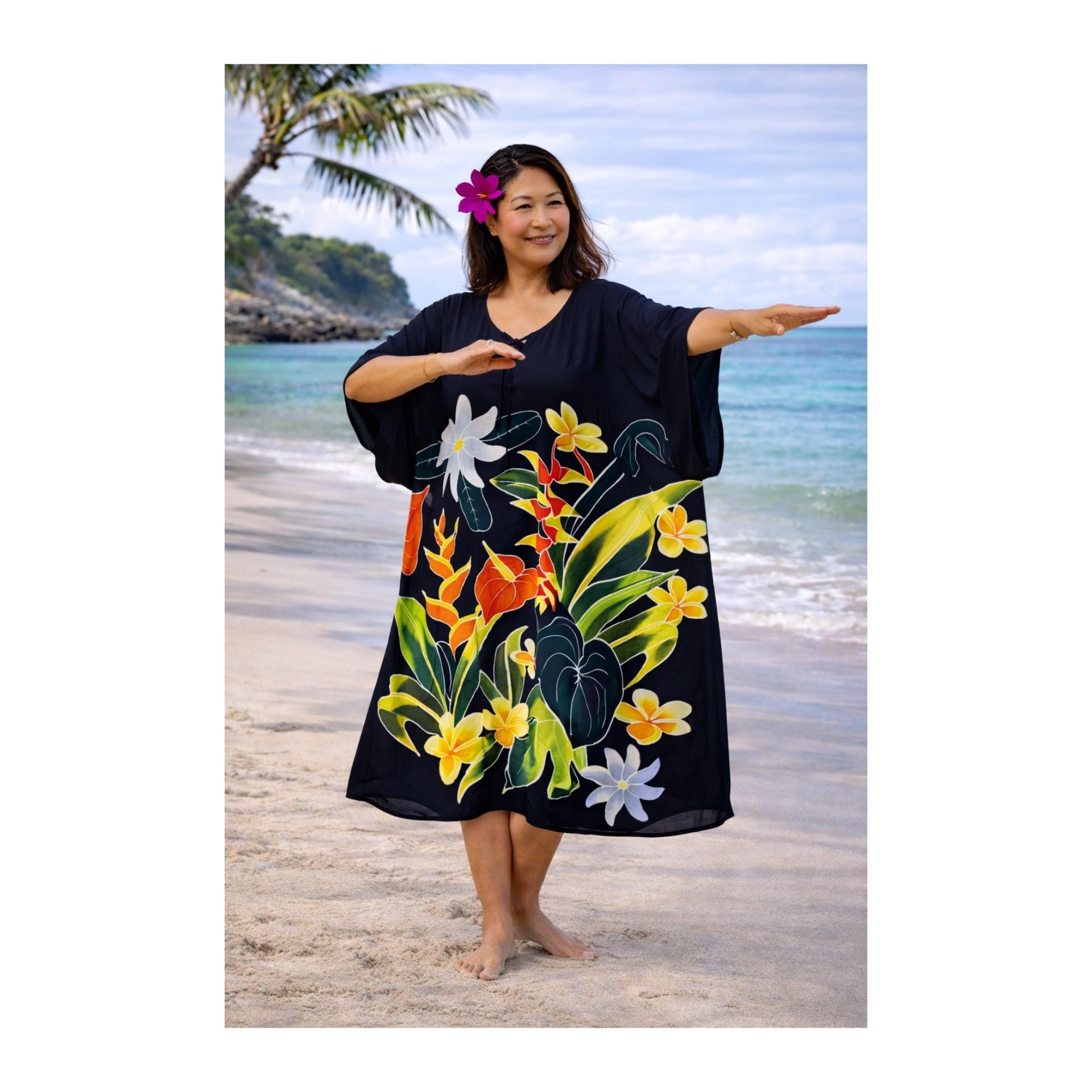 Plus Size Maxi Hawaiian Dresses for Women - Etsy Plus Size Maxi Hawaiian Dresses for Women - Etsy
