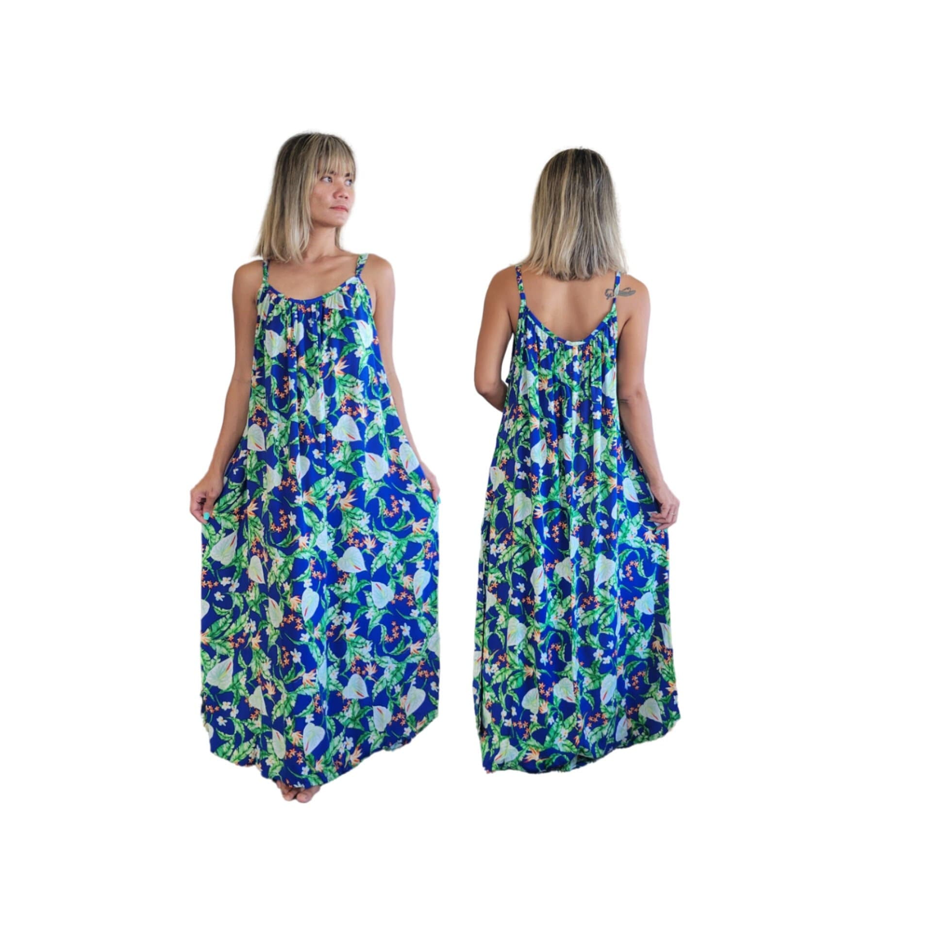 rayon beach dress Ruffle Maxi Dress, Tulum Beach Dress, Long Dresses main image 0