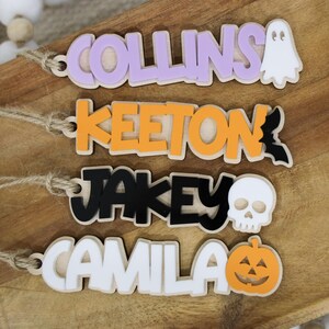 Etykieta na koszyk Boo, imienne etykiety na Halloween, spersonalizowana etykieta na Halloween, imienna etykieta na koszyk ze słodyczami, cukierek albo psikus, imienna etykieta na koszyk Boo