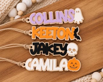 Boo Basket Tag, Halloween Name Tags, Personalized Halloween Tag, Candy Basket Name Tag, Trick or Treat, Boo Bag Name Tag Boo Basket Filler