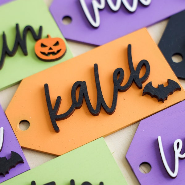 Halloween basket tags | ghost tags | basket tags | trick or treat | spooky tags