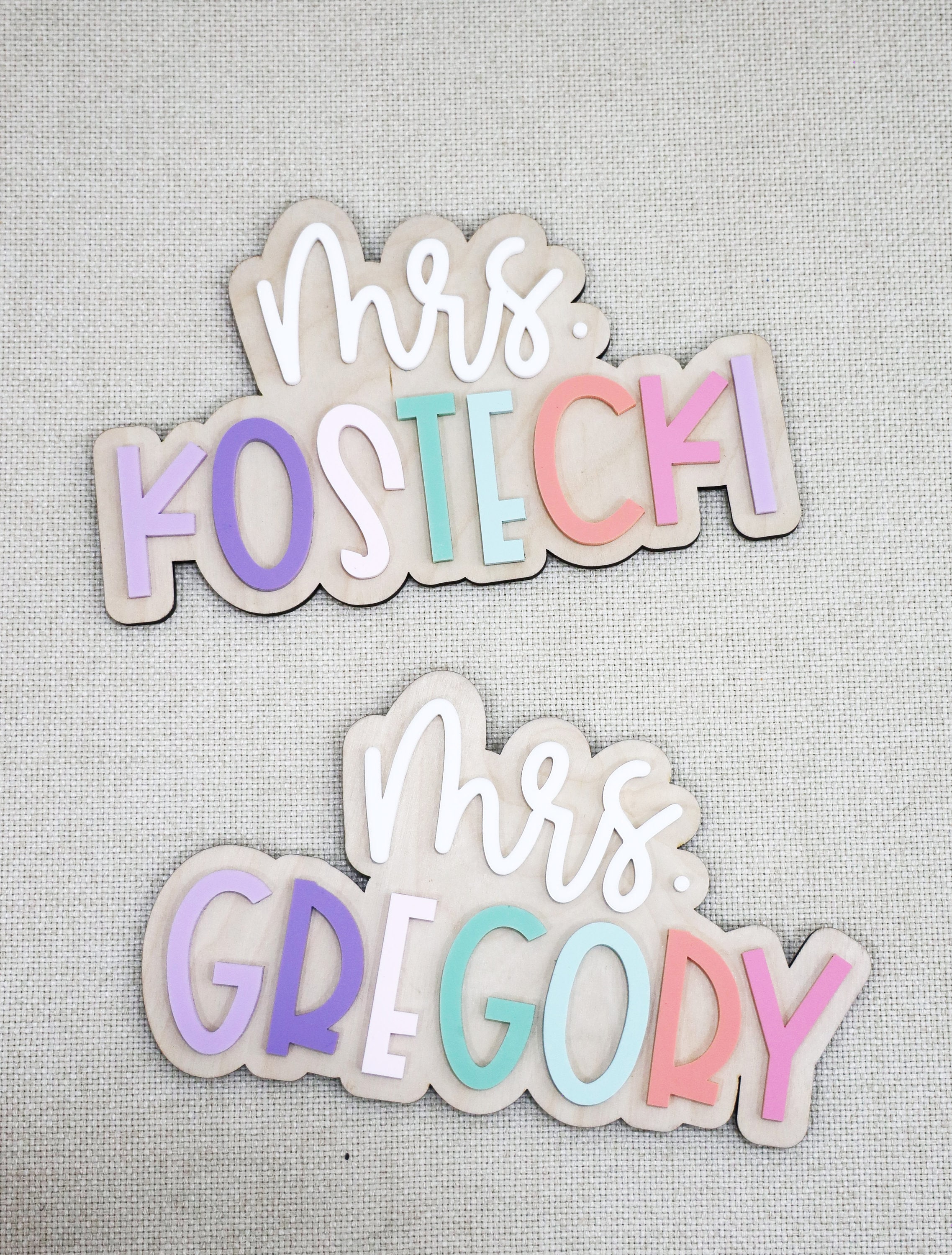 Personalized Desktop Teacher Sign, Teacher Door Sign, Teacher Appreciation Gifts, Useful Teacher Name Sign Desk Decor, Back to School Gift