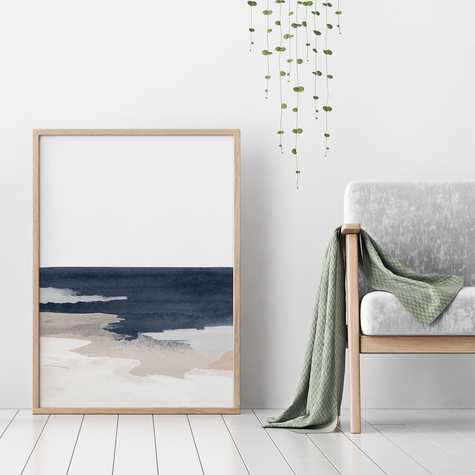 Abstract Painting Blue Wall Art Printable Wall Art - Etsy