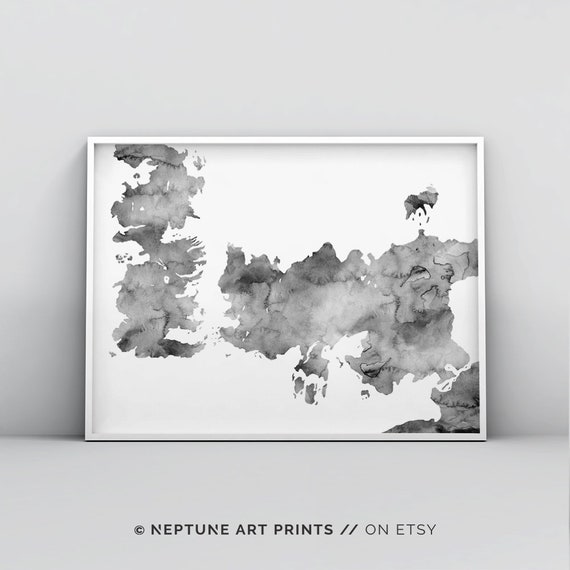 Game of Thrones Map A1 A2 A3 A4 A5 Art Print Poster
