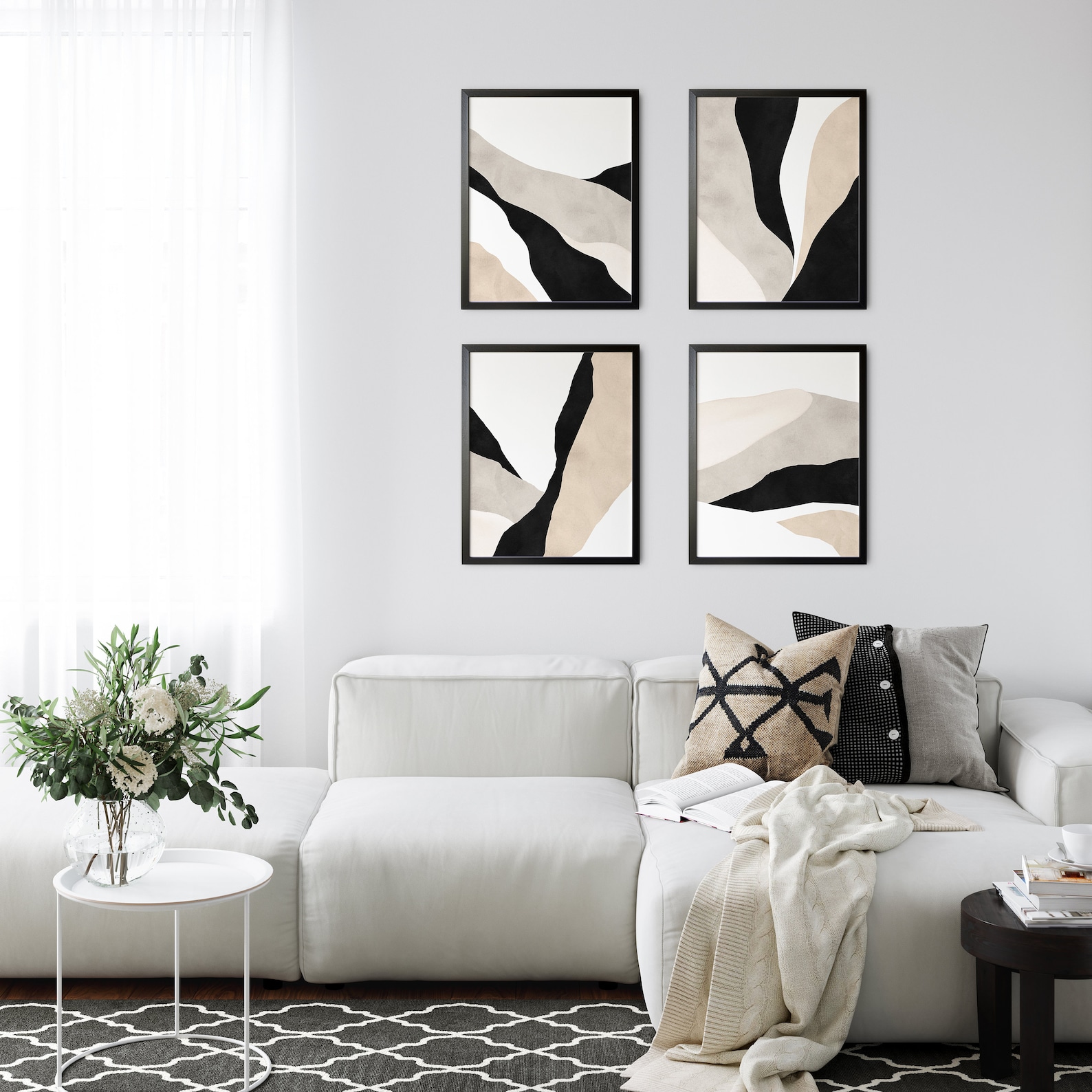 Beige Wall Art Bedroom Wall Art Living Room Art Neutral - Etsy