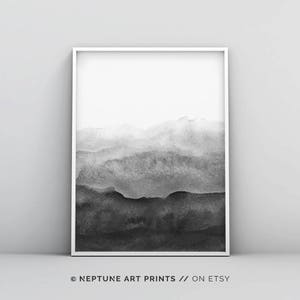 Gray and white abstract art discount