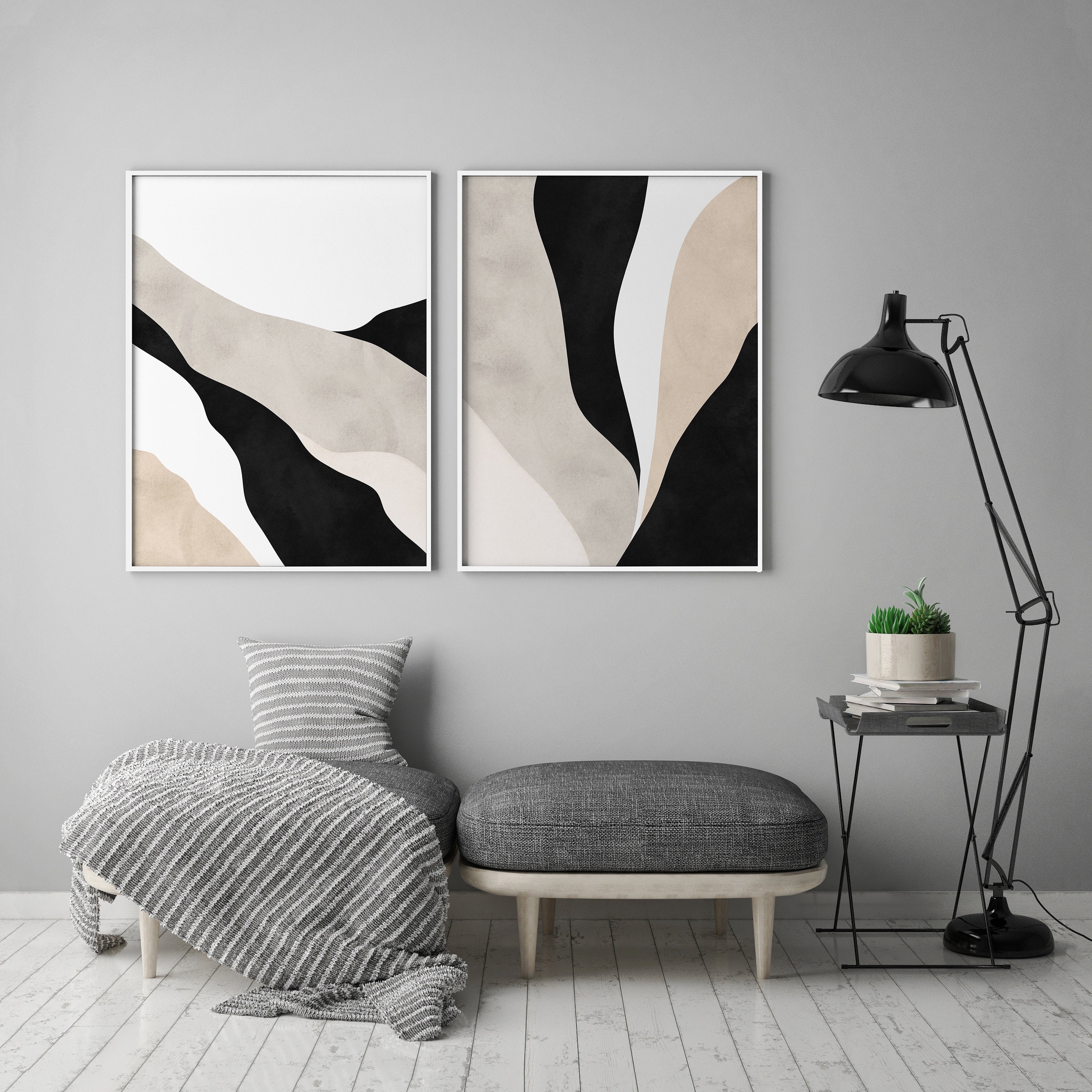 Black White Wall Art Bedroom Wall Art Living Room Art - Etsy