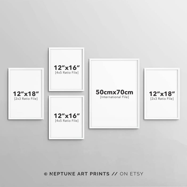 Coastal Print Set Teal Poster Set Gallery Wall Art Bundle Etsy Canada