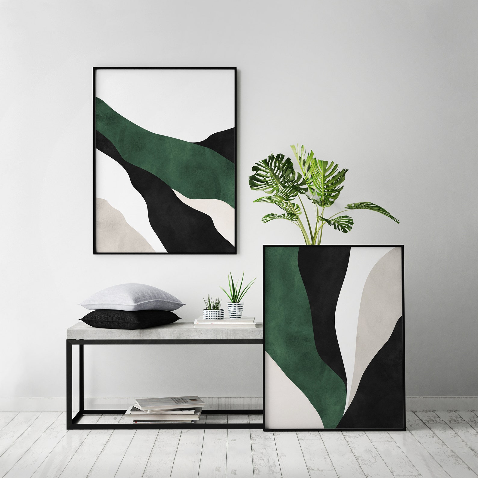 Dark Green Wall Art Bedroom Wall Art Living Room Art Etsy