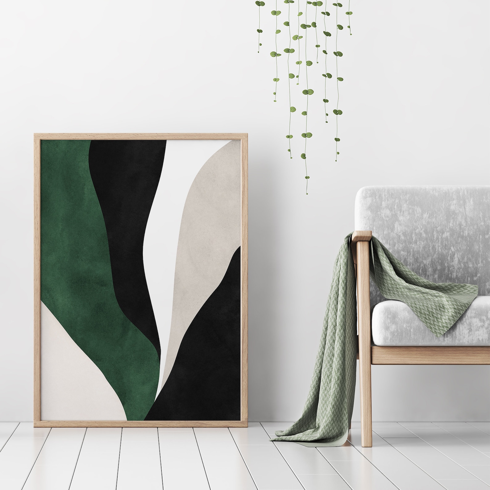 Dark Green Wall Art Bedroom Wall Art Living Room Art Etsy