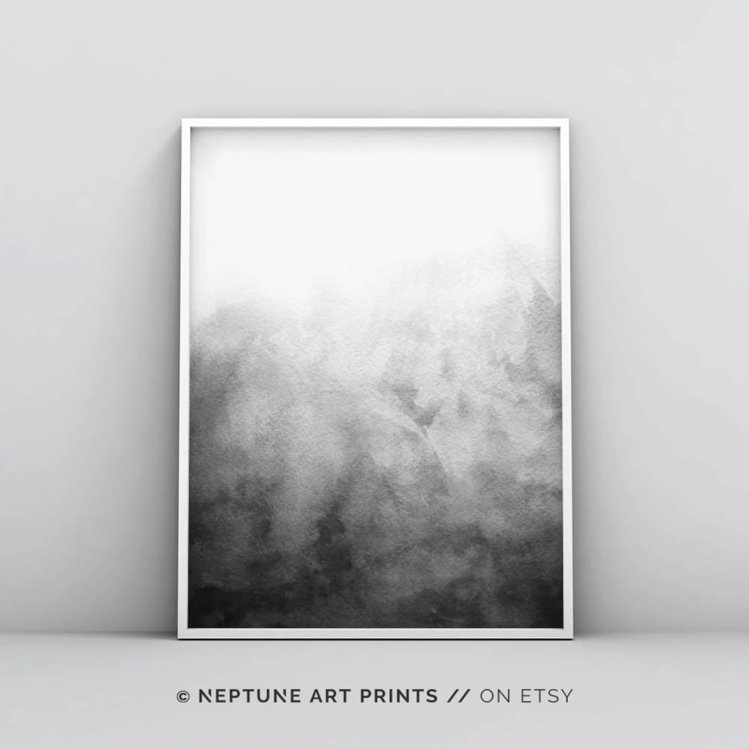Grey and White, Poster, Modern, Printable Digital Download, Home Decor ...
