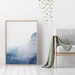 Set of 3 Blue Gray Wall Art, Printable Abstract Art, Blue Grey Watercolor Print, Blue Watercolor ...
