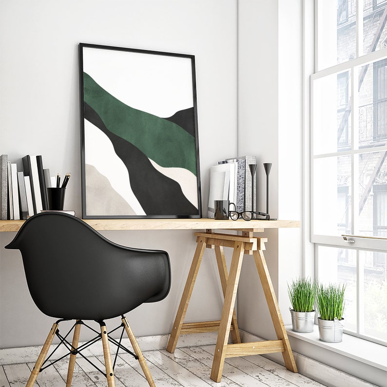 Dark Green Wall Art Bedroom Wall Art Living Room Art Etsy