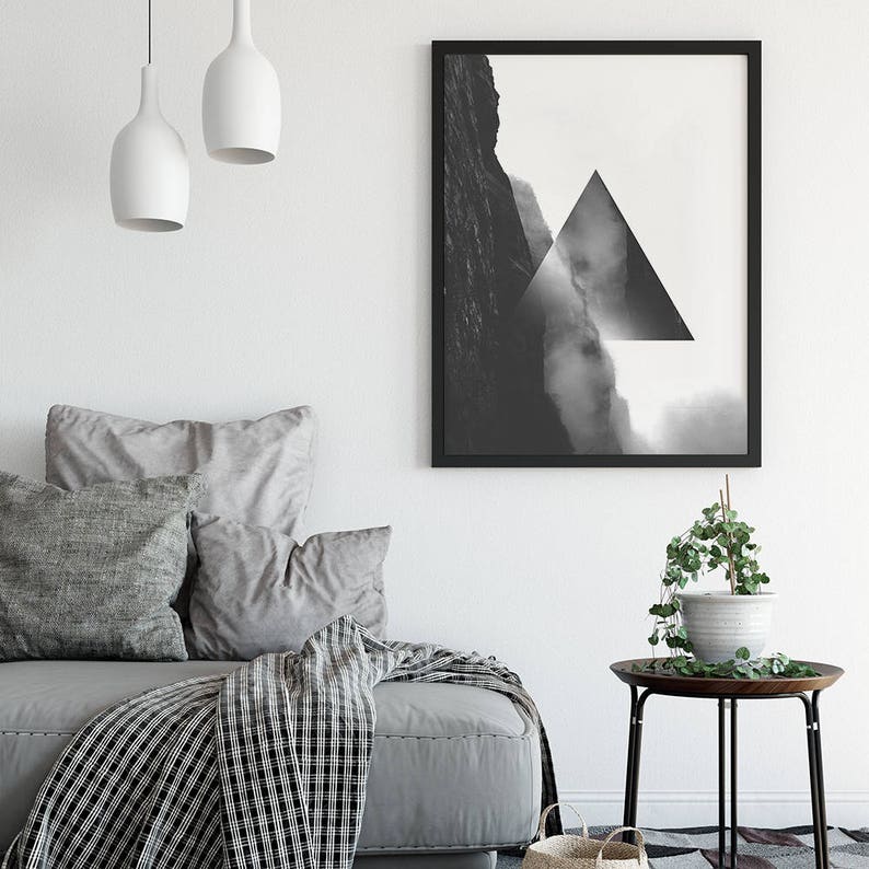 Image showcasing Geometric Wall Art Geometric Art Minimalist Art - Etsy