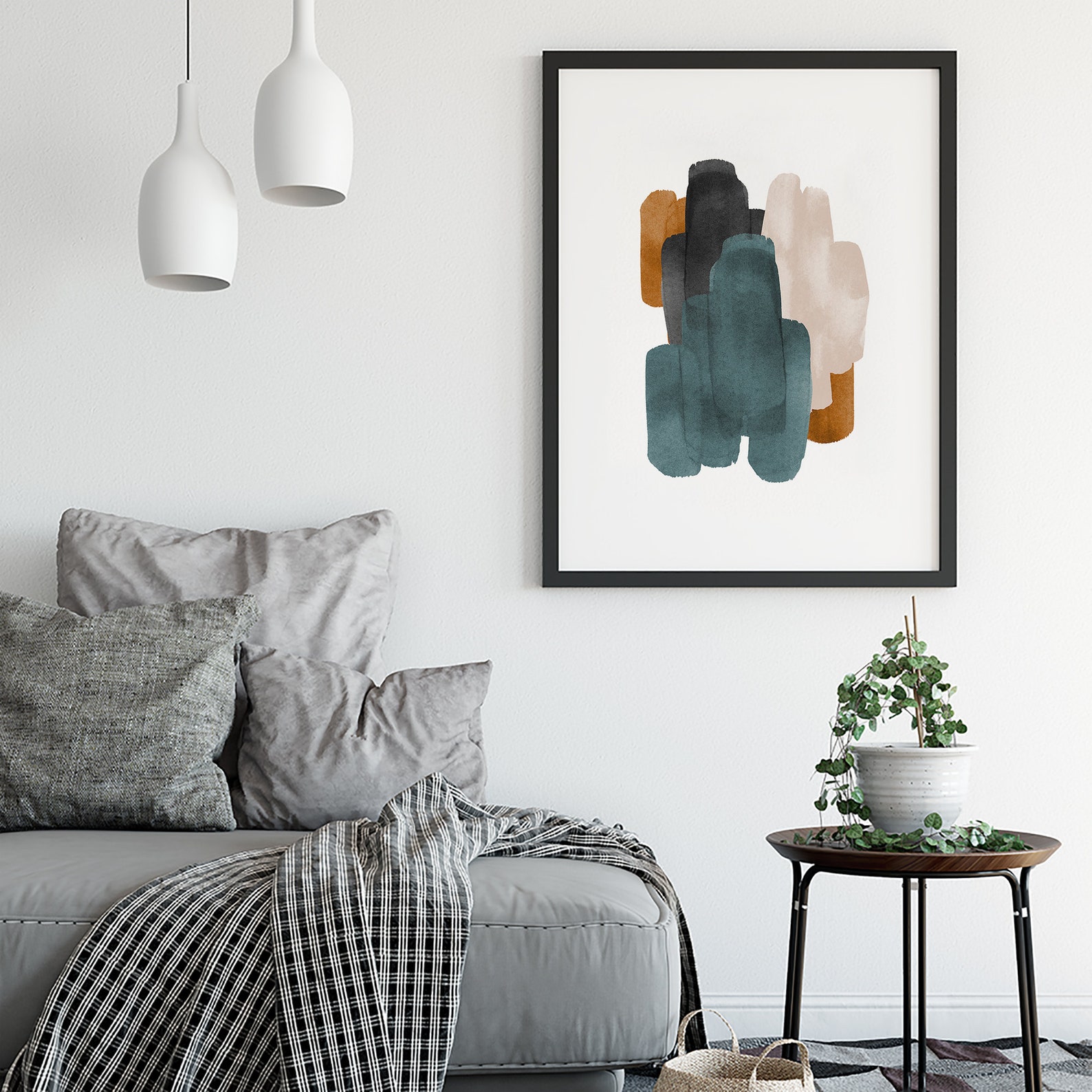 Printable Wall Art Green Bedroom Wall Art Neutral Wall Art Etsy