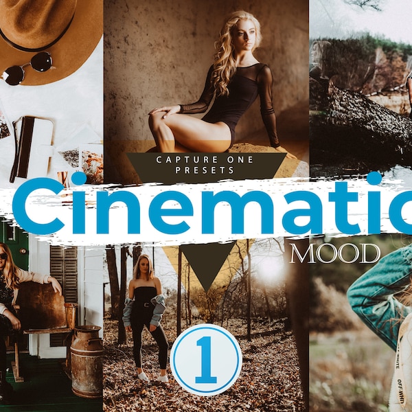 Cinematic Mood Capture One Presets perfect for Instagram feed, Lifestyle photos, Bloggers , indoor outdoor situations