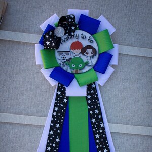 Star Wars Mommy to Be Corsage, Star Wars Baby Shower, Star Wars Mommy to Be Pin, Star Wars Shower Corsage, Star Wars Shower, Mommy to Be Pin
