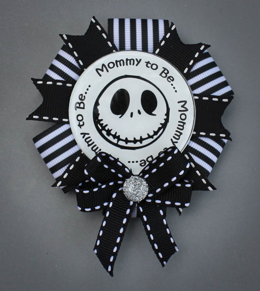 Nightmare Before Christmas Baby Shower Pin, Mommy to Be Corsage ...