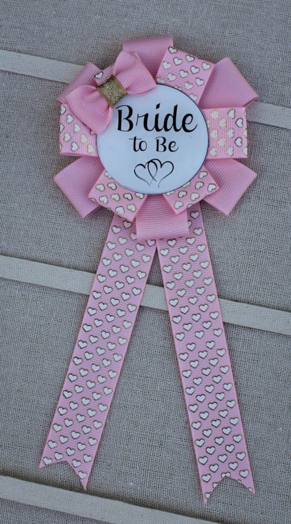 bride to be ribbon