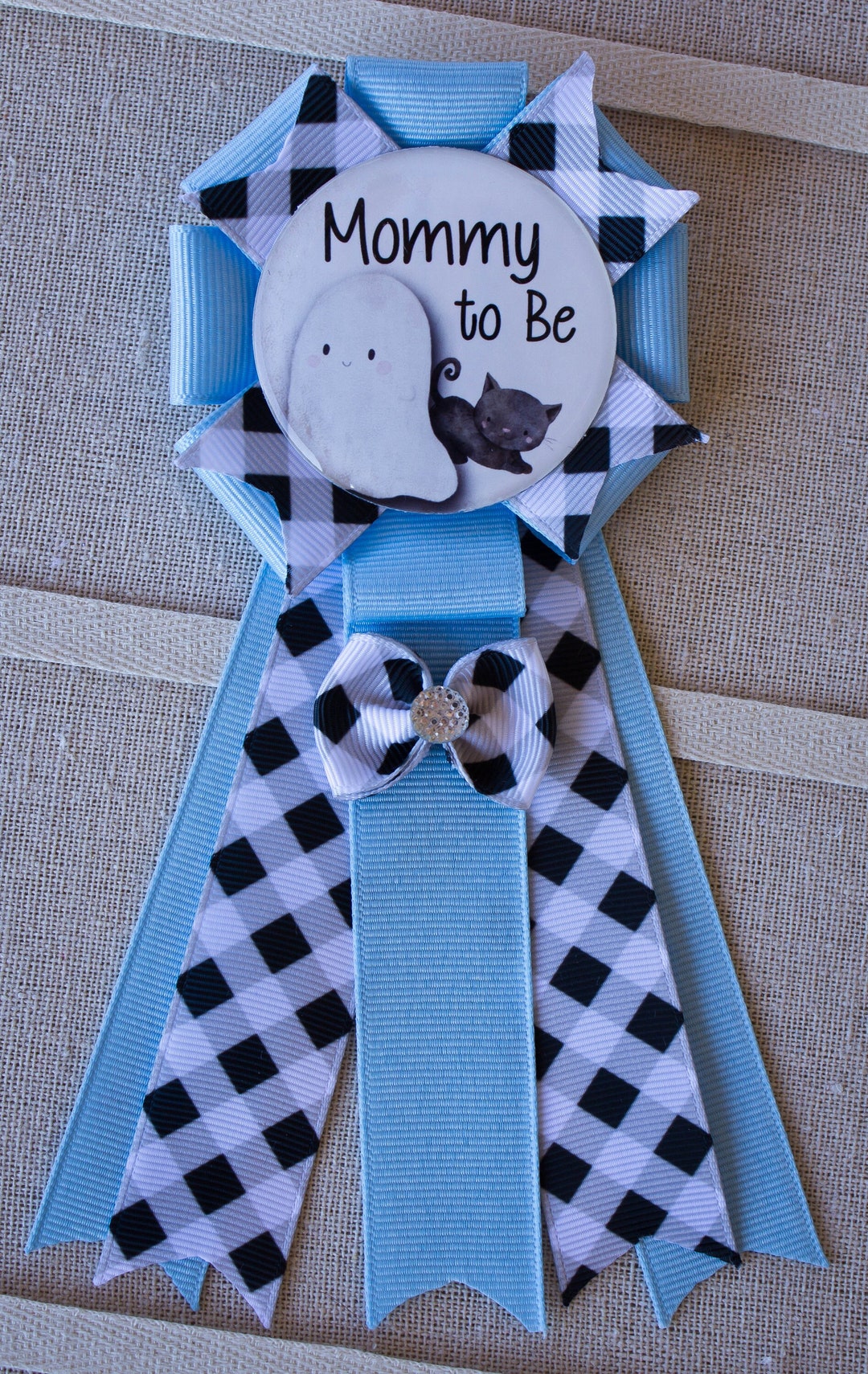 A Little Boo is Due Baby Shower Pin Boy Ghost Shower Etsy