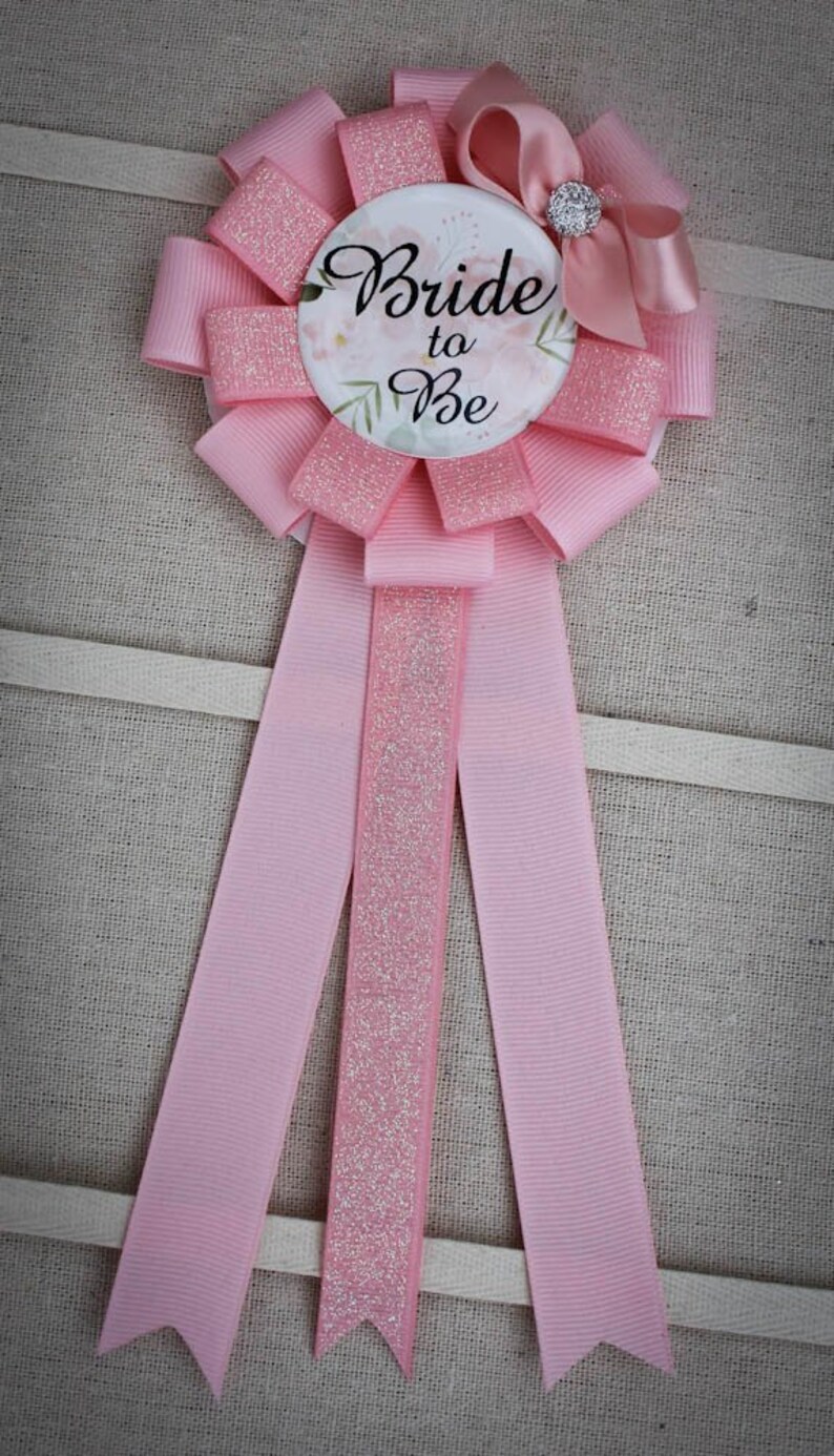 bride to be ribbon