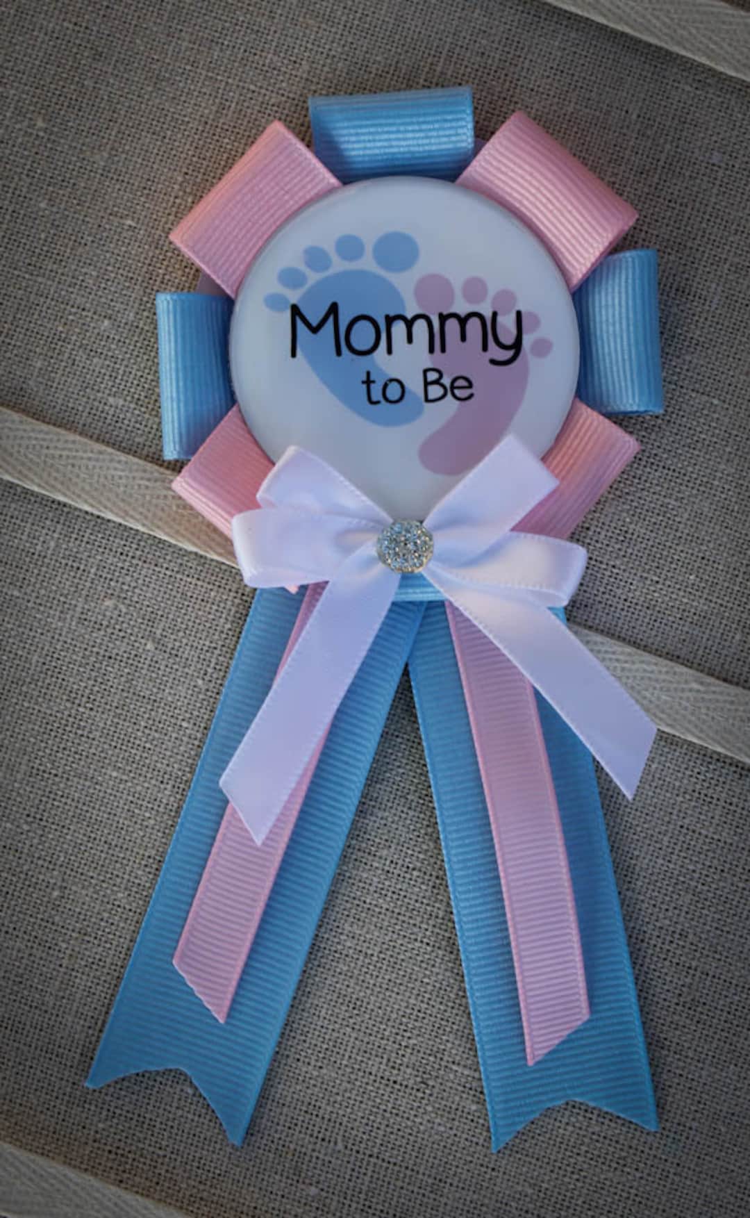 Mom To Be Set Mit Krone & Schärpe – Deko Für Baby Shower In Blau (für Jungen Oder Mädchen)