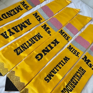 Pencil Stole | Sashes | Teacher | Graduation