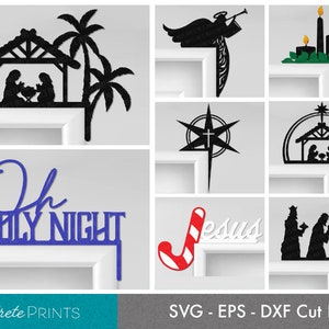 Zestaw listew drzwiowych Narodzenia - narożnik drzwi, Boże Narodzenie SVG, Boże Narodzenie cięte laserowo, Glowforge SVG, świąteczna dekoracja drzwi, powód sezonu