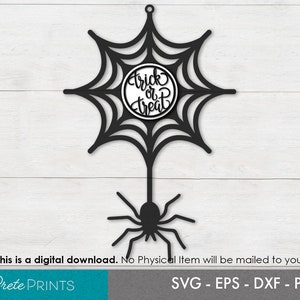 Signo de tela de araña - Signo de Halloween SVG, Signo de bienvenida SVG, Signo de corte con láser, Glowforge SVG, Glowforge Laser Cut svg, glowforge Halloween svg
