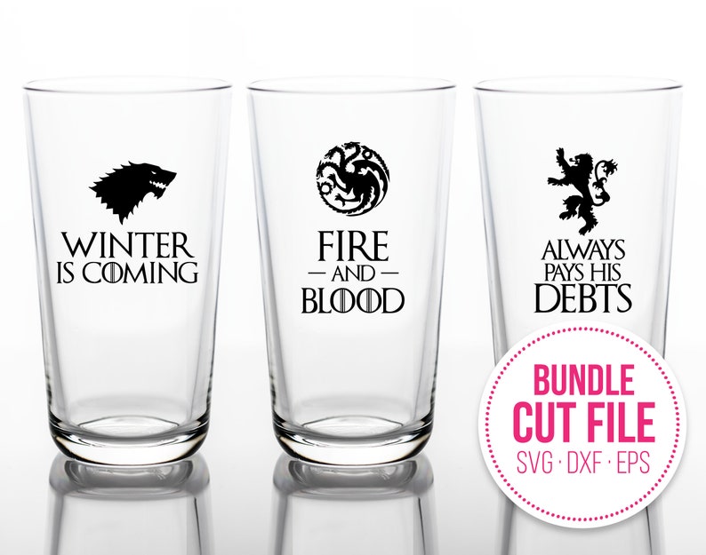 Got Sigil Bundle Svg Eps Dxf Pdf Cut File Digital Etsy