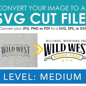 Converteer bestand naar SVG-niveau: MEDIUM - Vectorbestandsmaker, Afbeelding naar vector, Logoconversie, Raster naar vector, Aangepast SVG-snijbestand, svg-logo