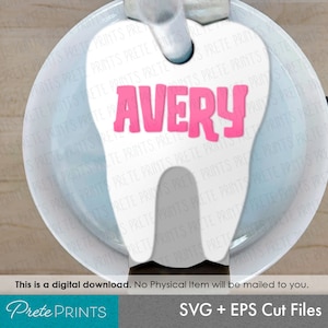 Toppers de dente Stanley - Placa de identificação Stanley SVG, SVG odontológico, etiqueta para copo Stanley, etiqueta para copo odontológico svg, svg para dentista