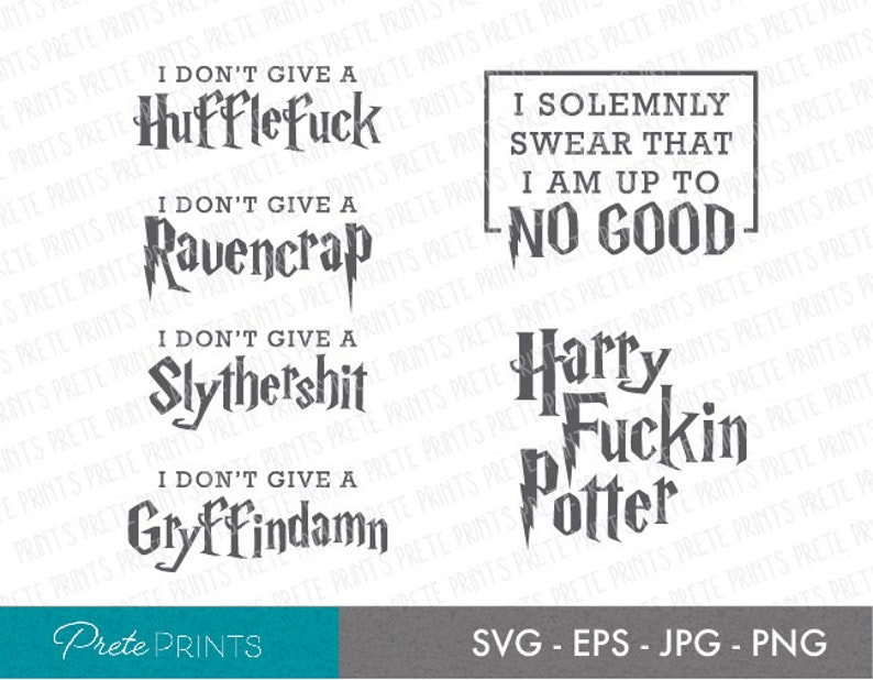 Download Harry Potter Curse Bundle svg eps png jpg cricut Cut | Etsy