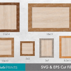 Picture Frame svg for glowforge - Laser cut frame SVG, Glowforge Frame SVG, Glowforge Laser Cut svg, Laser Cut wood picture frame, glowforge