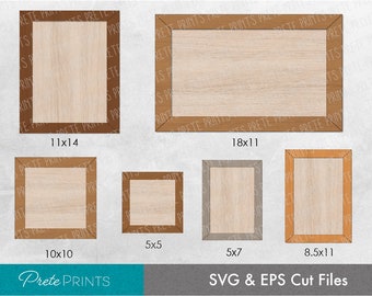Picture Frame svg for glowforge - Laser cut frame SVG, Glowforge Frame SVG, Glowforge Laser Cut svg, Laser Cut wood picture frame, glowforge