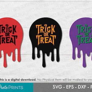 Trick or Treat Door Sign - Halloween Sign SVG, Door Sign SVG, Laser cut Sign, Glowforge Laser Cut files, Glowforge Halloween svg