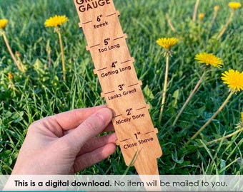 Vaderdag gazon papa SVG - grasmeter lasergesneden bestand (digitale download)