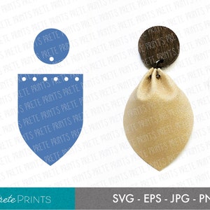 Leaf Earring Cut File - Leaf Earring svg, png, jpg, eps, fold leaf earrings, laser cut file, jewelry cut file