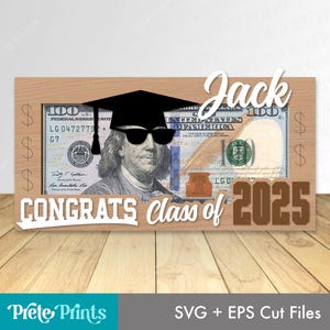 Porta soldi per laurea SVG 2025 - Download digitale, Porta soldi svg, Regalo di laurea svg