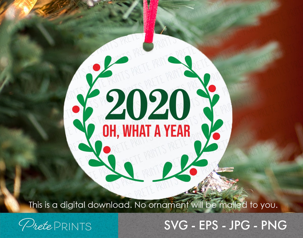 Funny Christmas Ornament SVG Covid Ornament SVG Funny  Etsy